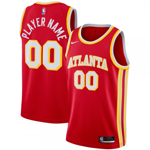 Atlanta Hawks Trikot Benutzerdefinierte 2020-2021 Nike Icon Edition Swingman - Herren